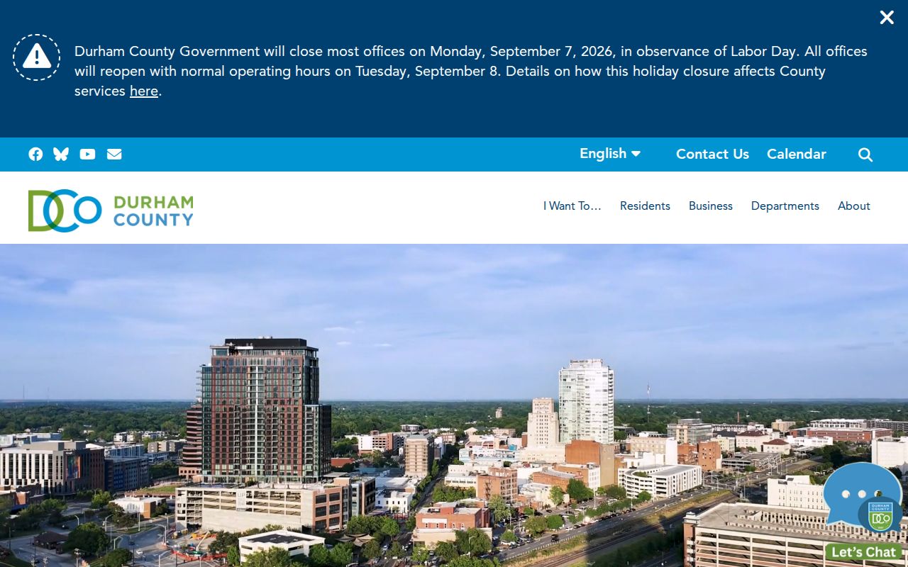 Durham County court docket and Clerk record access context